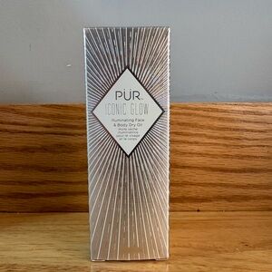 PUR Iconic Glow Illuminating Face & Body Dry Oil - Silver